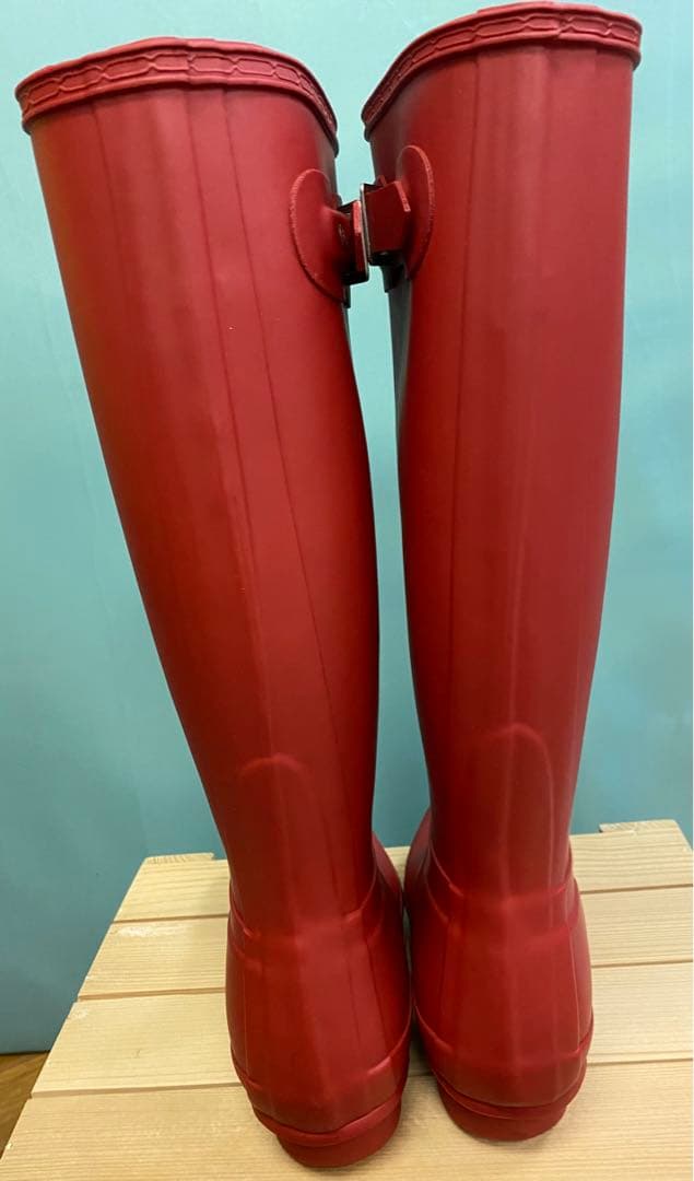 ハンターHUNTERレインブーツORIGINAL TALL W23499 RED