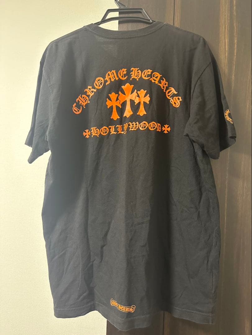 chrome hearts ブラック オレンジ Tシャツ 半袖