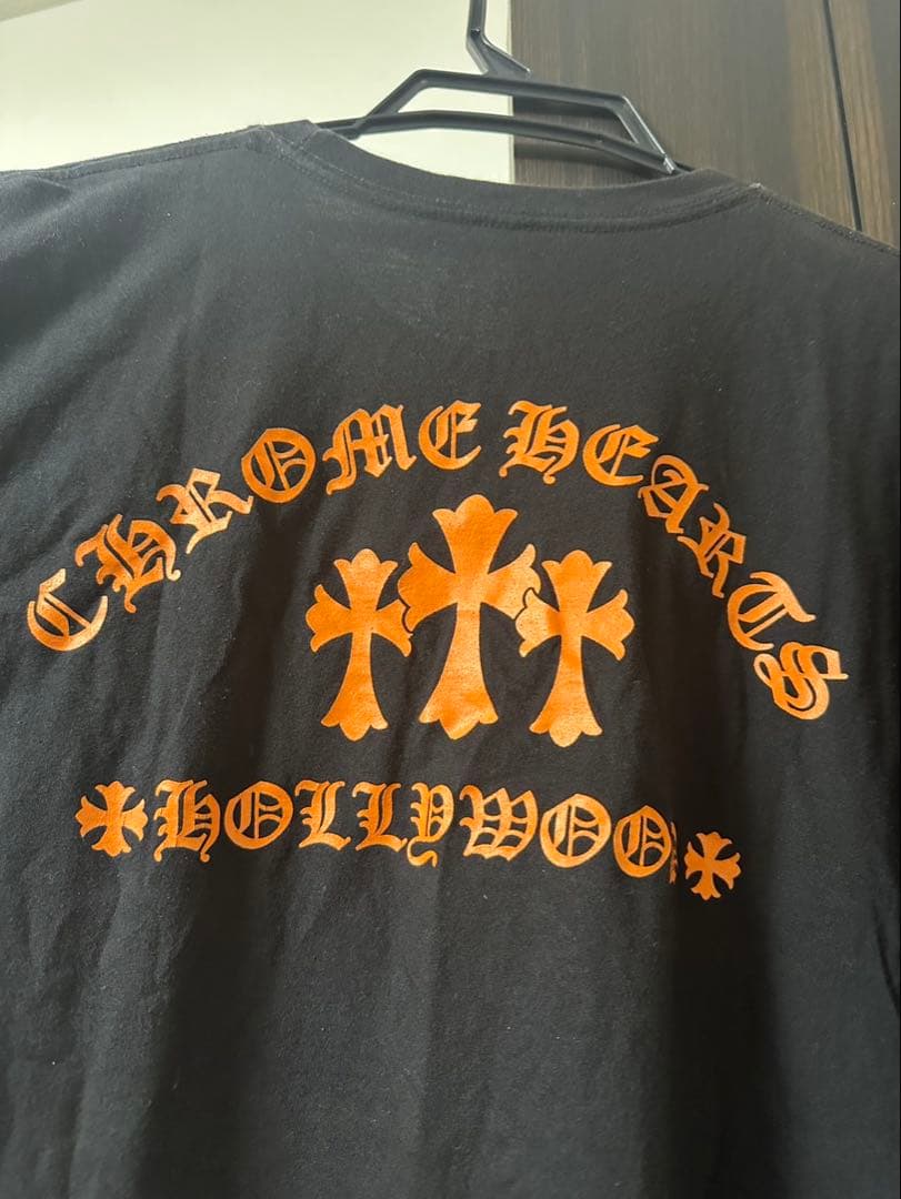 chrome hearts ブラック オレンジ Tシャツ 半袖