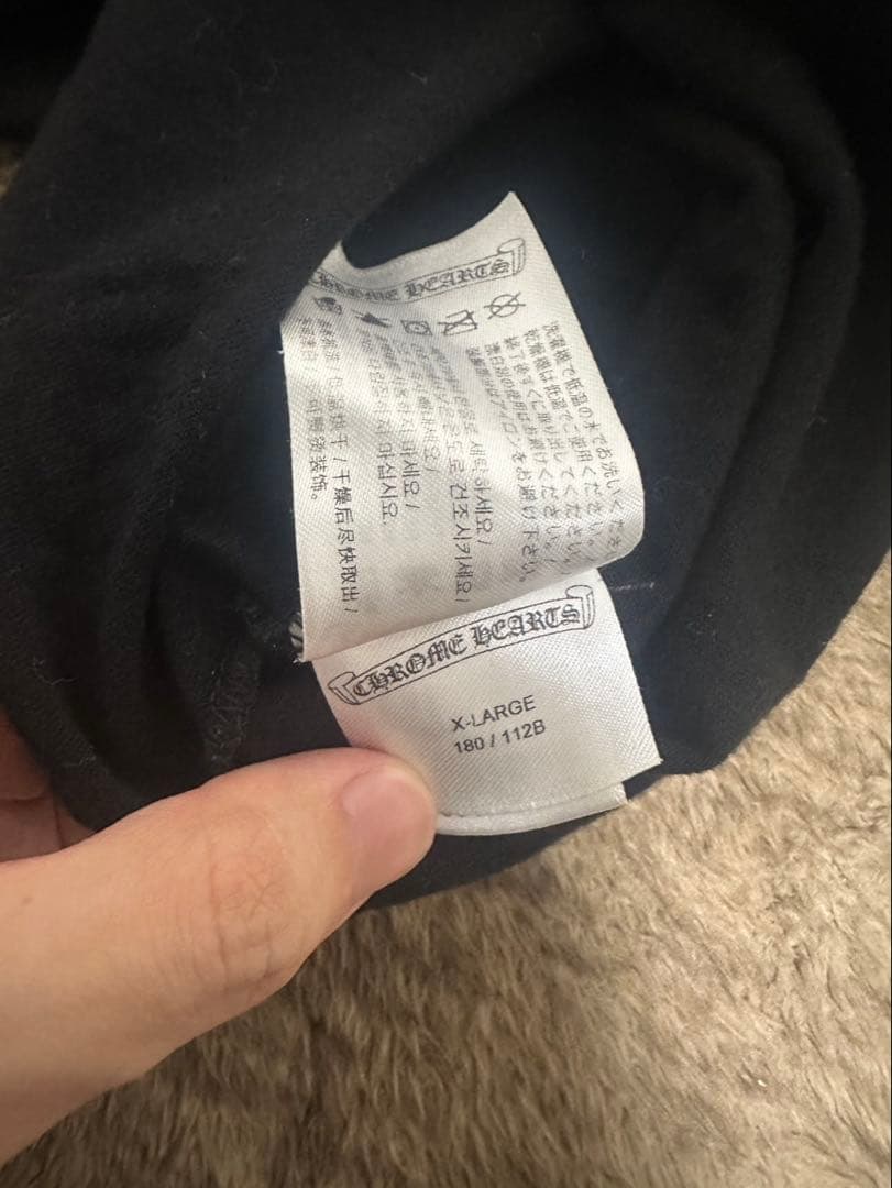 chrome hearts ブラック オレンジ Tシャツ 半袖