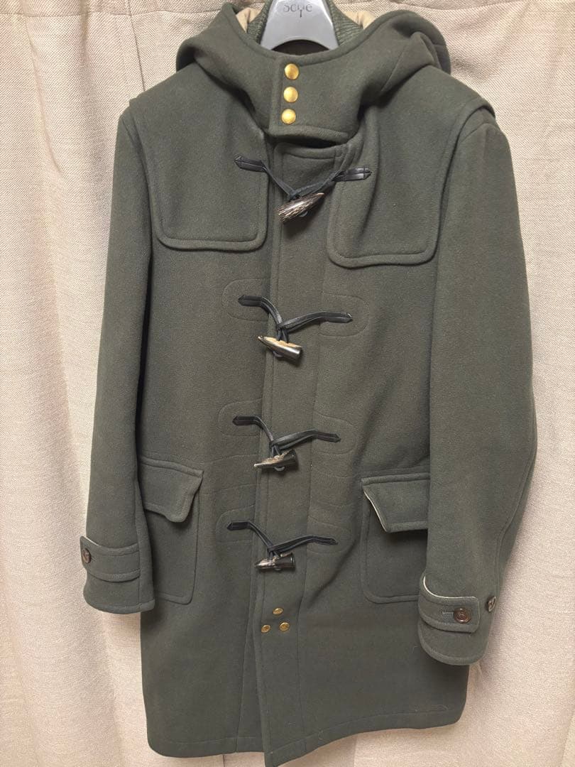 SCYE BASICS ダッフルコート 40 カーキ