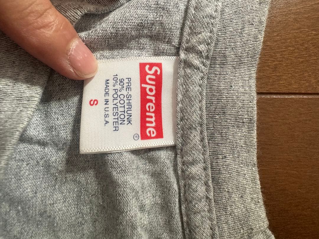 Supreme グレー Tシャツ Sサイズ