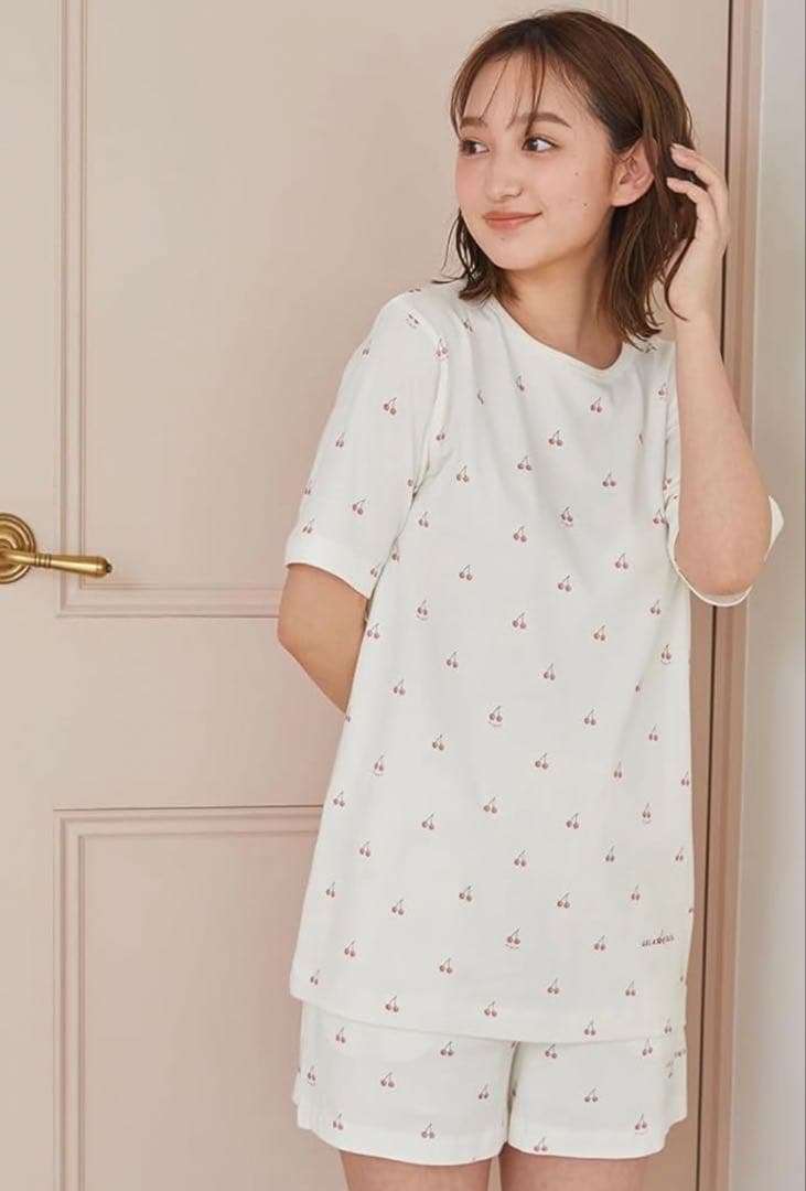 Gelato pique ジェラートピケ 半袖 ルームウェア チェリー柄 新品
