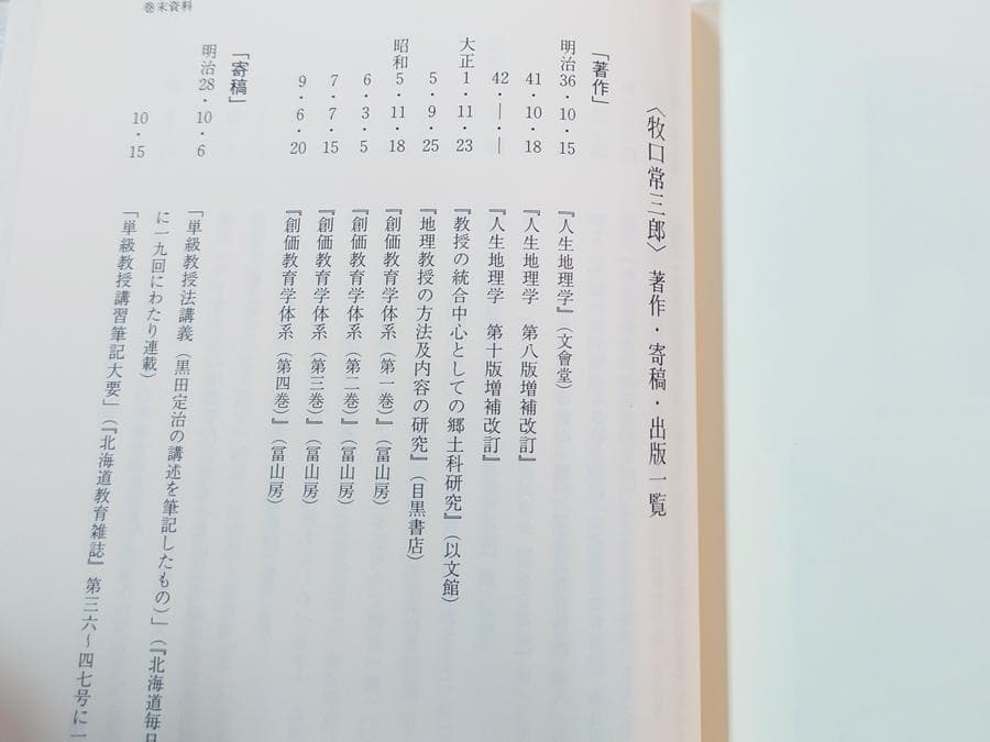 年譜 牧口常三郎 戸田城聖 創価学会 池田大作 「創価元朝」押印あり