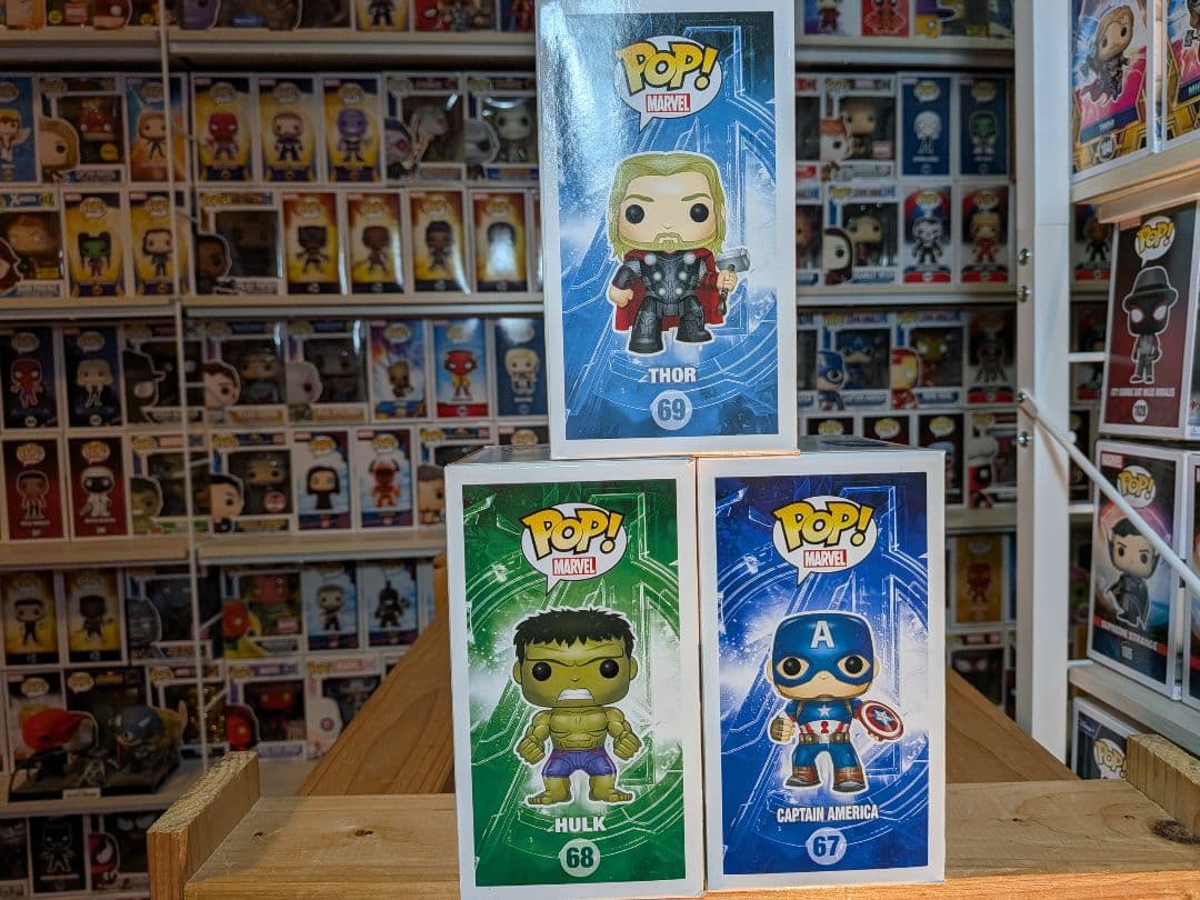 ファンコ Funko POP! Marvel オリジナルアベンジャーズメンバー