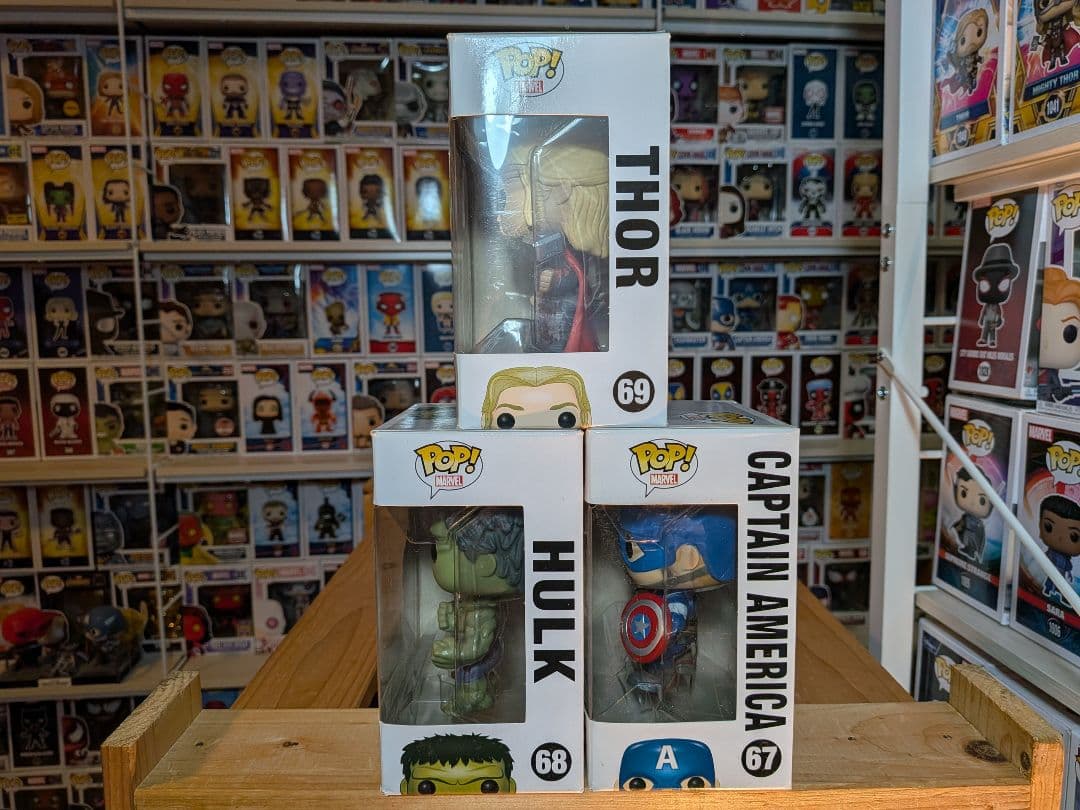 ファンコ Funko POP! Marvel オリジナルアベンジャーズメンバー