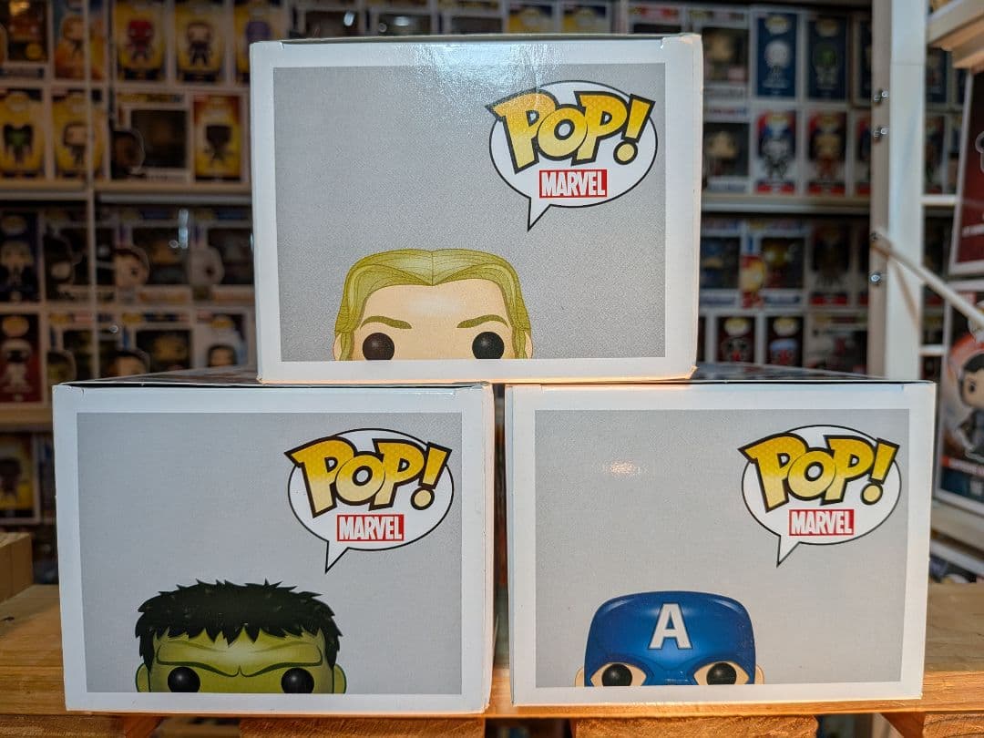 ファンコ Funko POP! Marvel オリジナルアベンジャーズメンバー