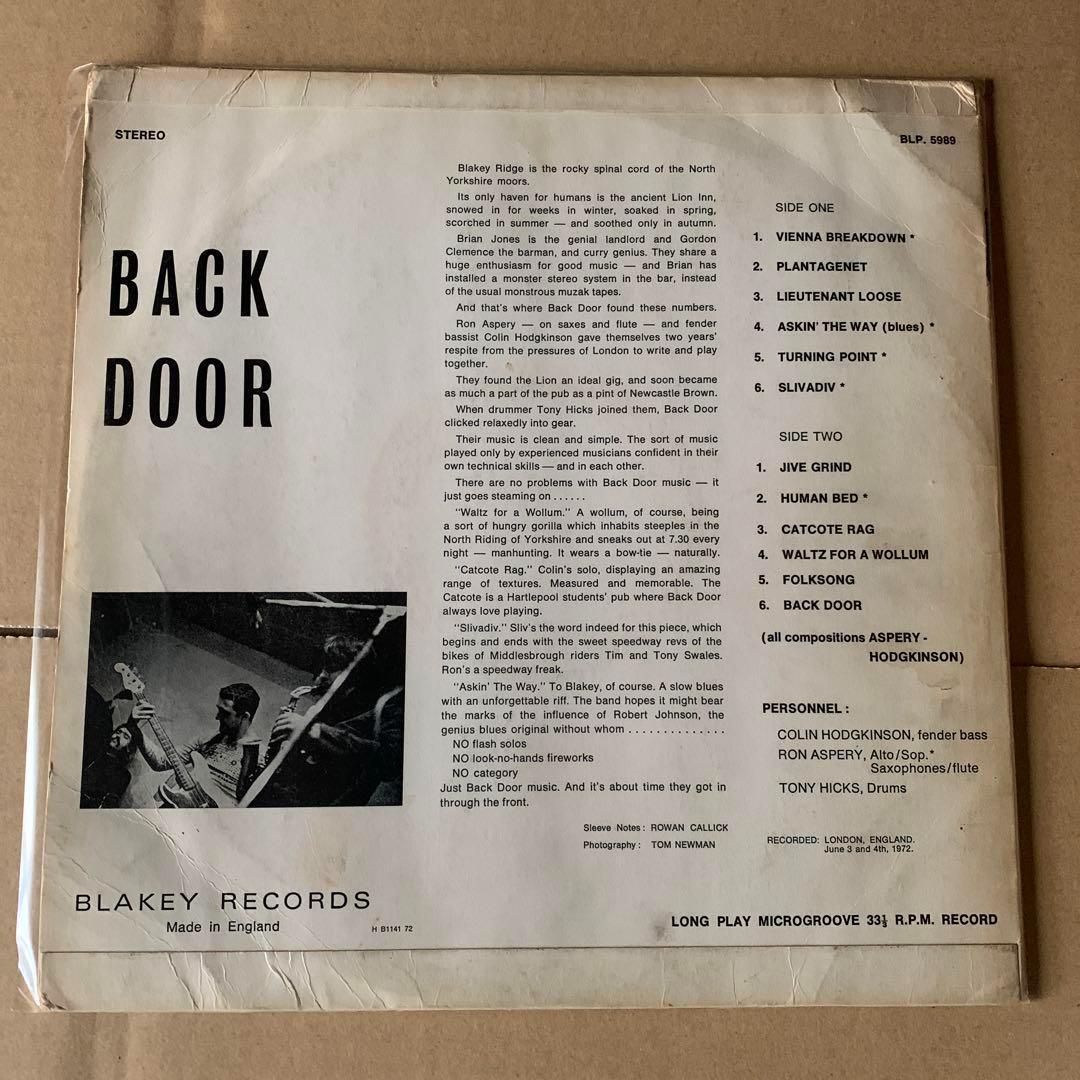 【英 BLAKEYオリジナルLP】 BACK DOOR 「バック・ドア」