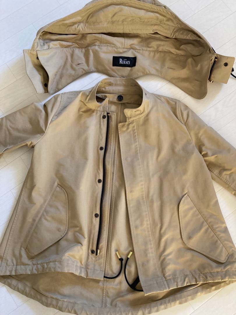THE RERACS リラクス　ショートモッズコート 36