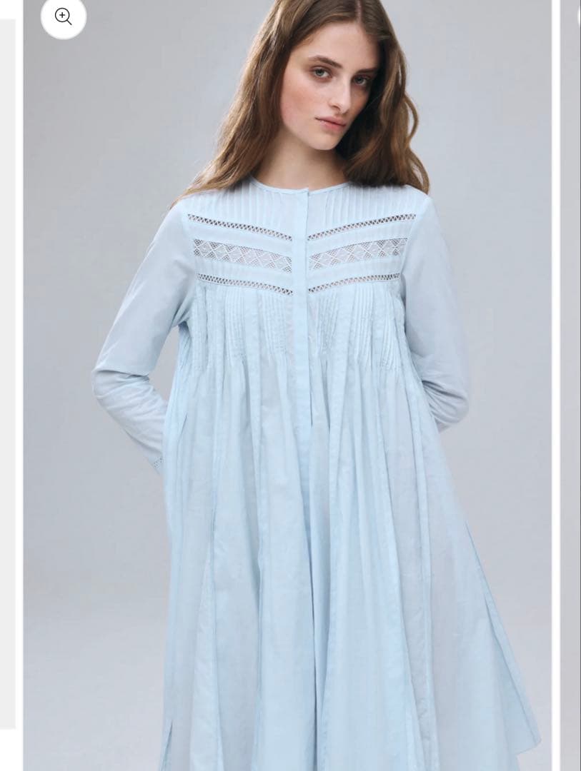 ワンピース laubeblanc Pin-tuck Lace Mini Dress