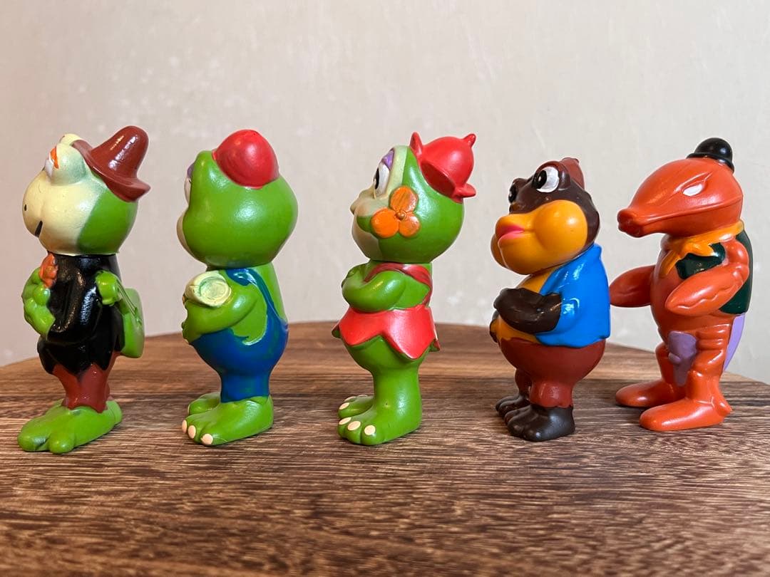 《美品》 レア 「けろっこデメタン」 ソフビ　5体セット タツノコプロ