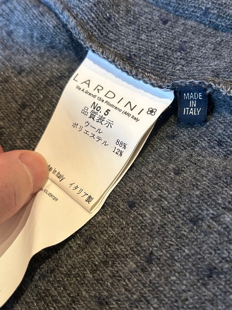 LARDINI ウールジャケット S （ブート二エールなし）