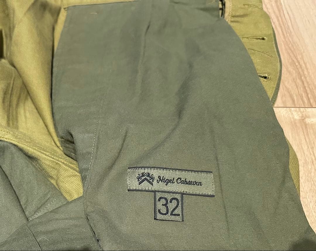 Nigel Cabournブラウン ユーティリティパンツSize38