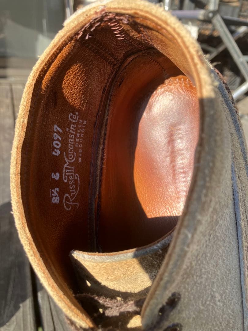 ラッセルモカシン トリプルヴァンプ RUSSELL MOCCASIN