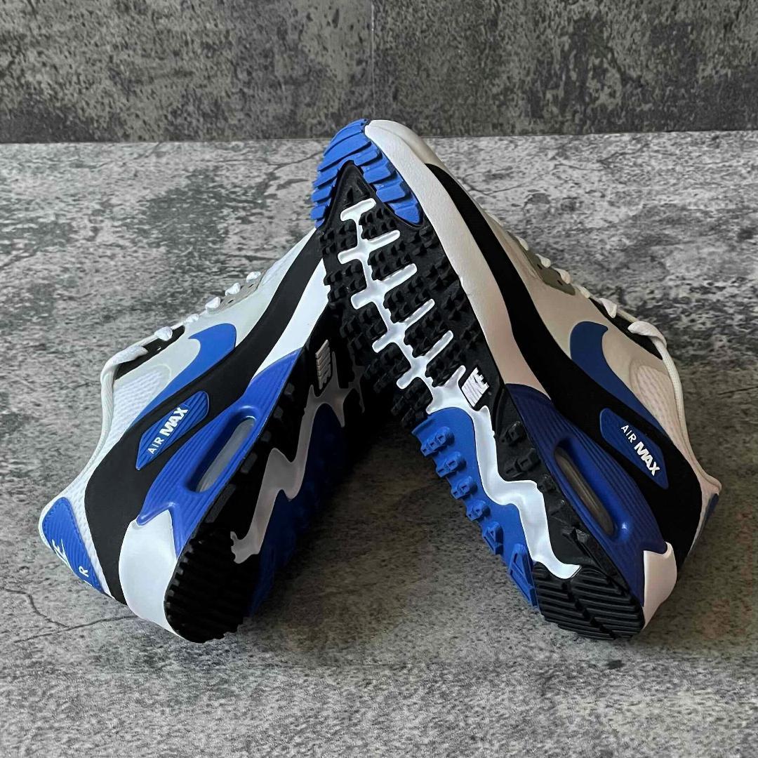 新品★NIKE AIR MAX 90 G 青 24 ナイキ エアマックス ゴルフ