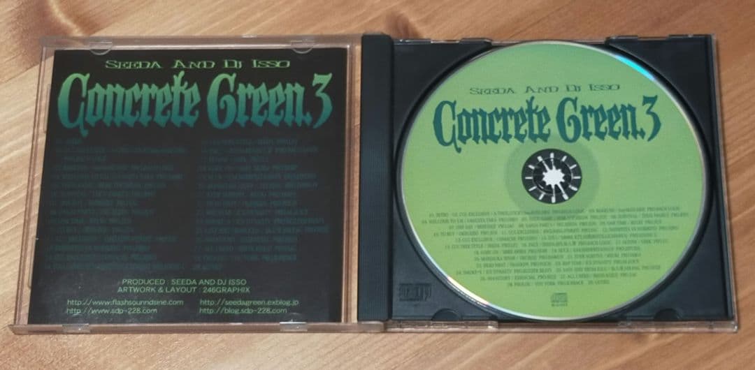 邦楽 CONCRETE GREEN 3 SEEDA AND DJ ISSO
