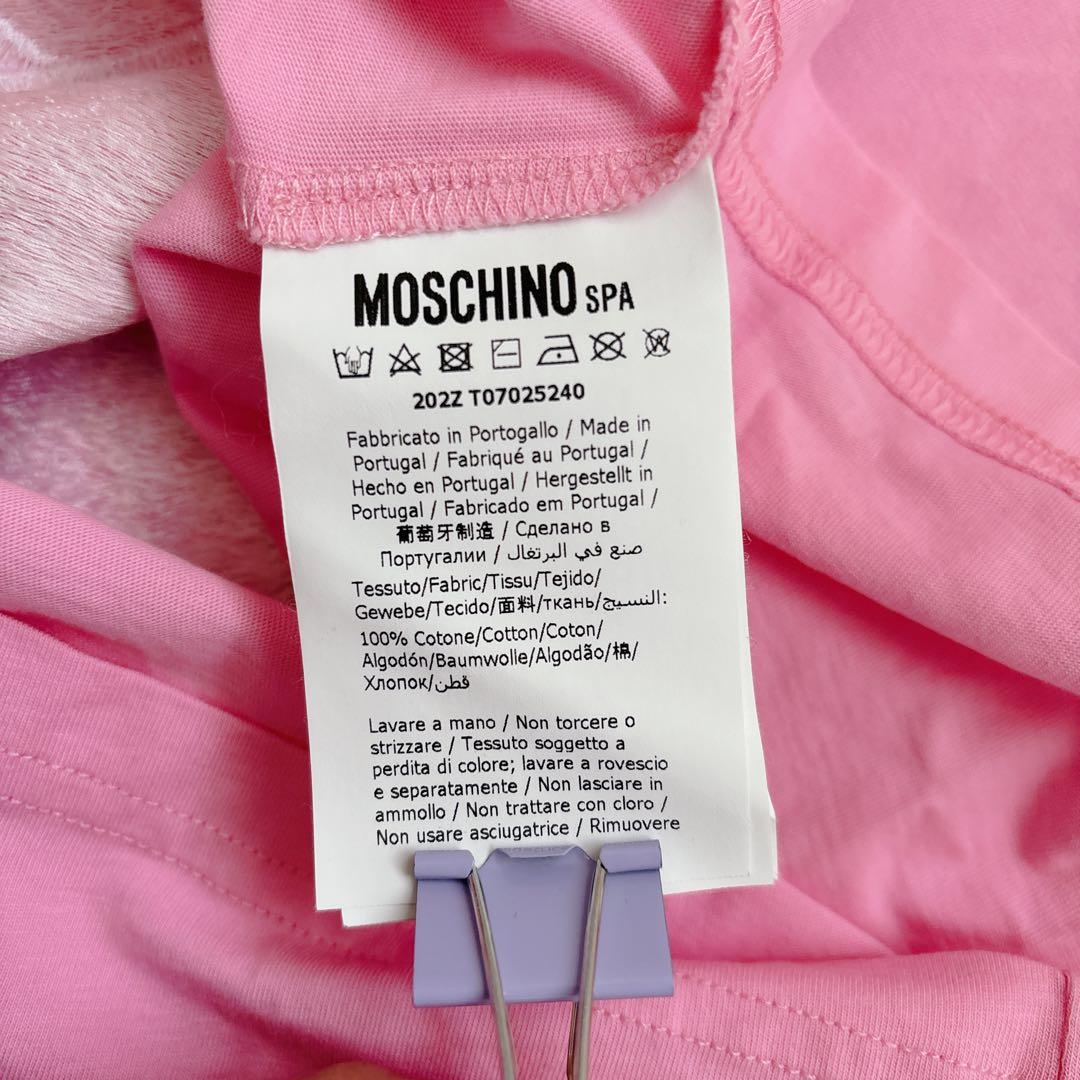 MOSCHINO Tシャツ 刺繍 サングラス テディベア ユニセックス