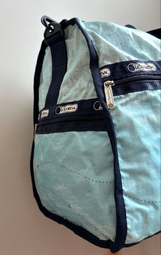 LeSportsac レスポ 地図プリント ラージボストンバッグ