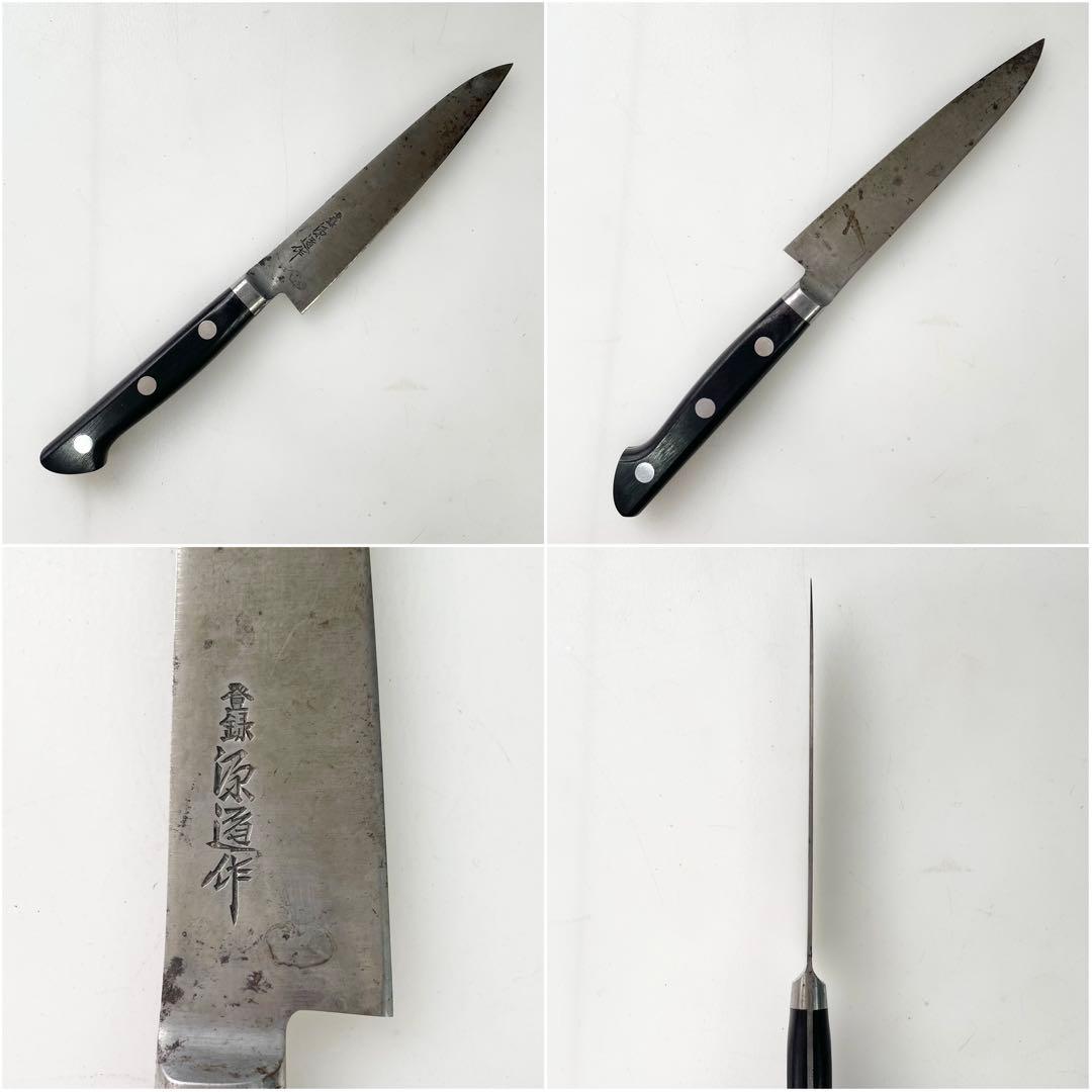 ◎ 源道作 包丁 中華 牛刀 柳刃 出刃 薄刃 ペティナイフ 6本 セット
