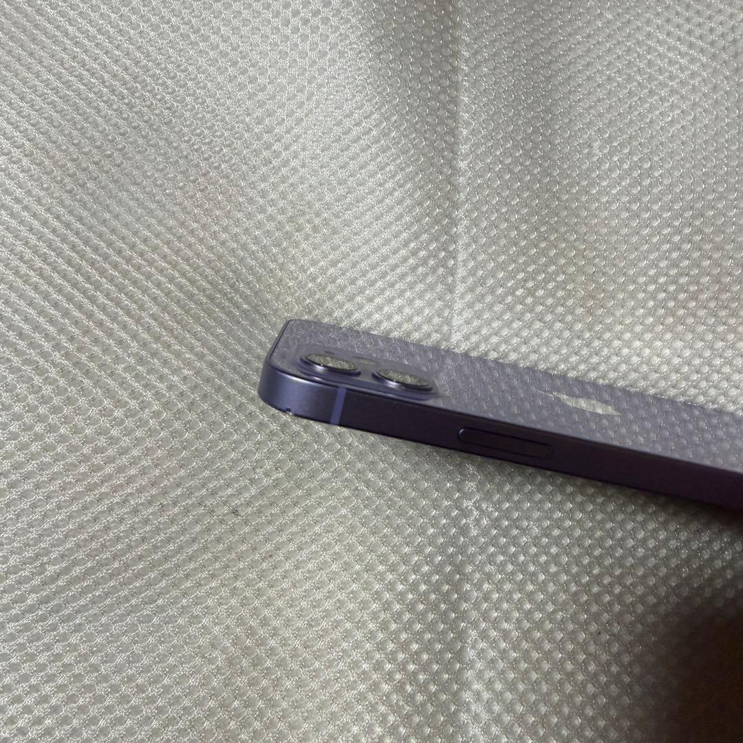 美品 SIMフリー iPhone12 256GB パープル バッテリー100%