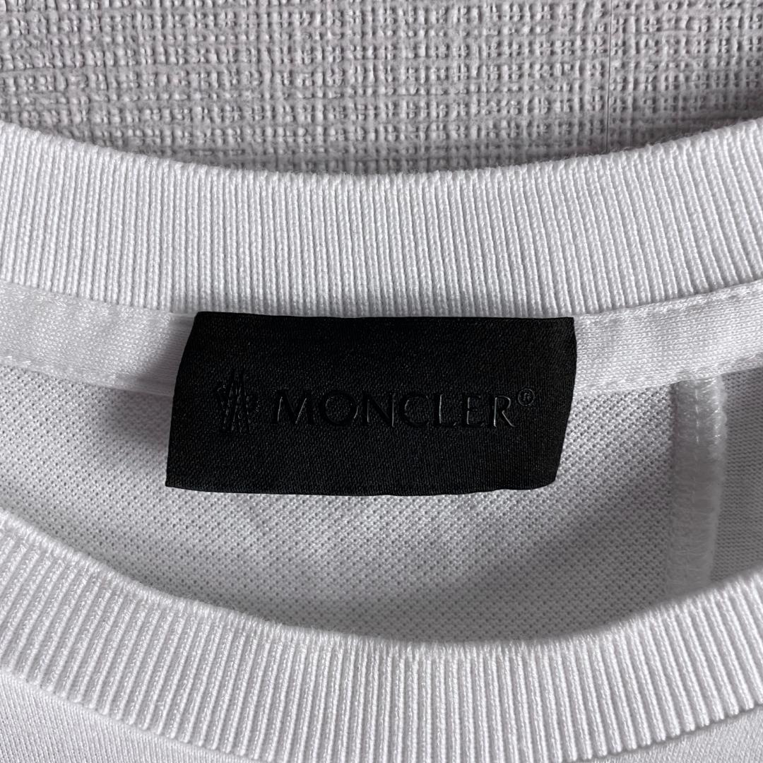 モンクレール Tシャツ 半袖 入手困難 高級モデル ラバーロゴ