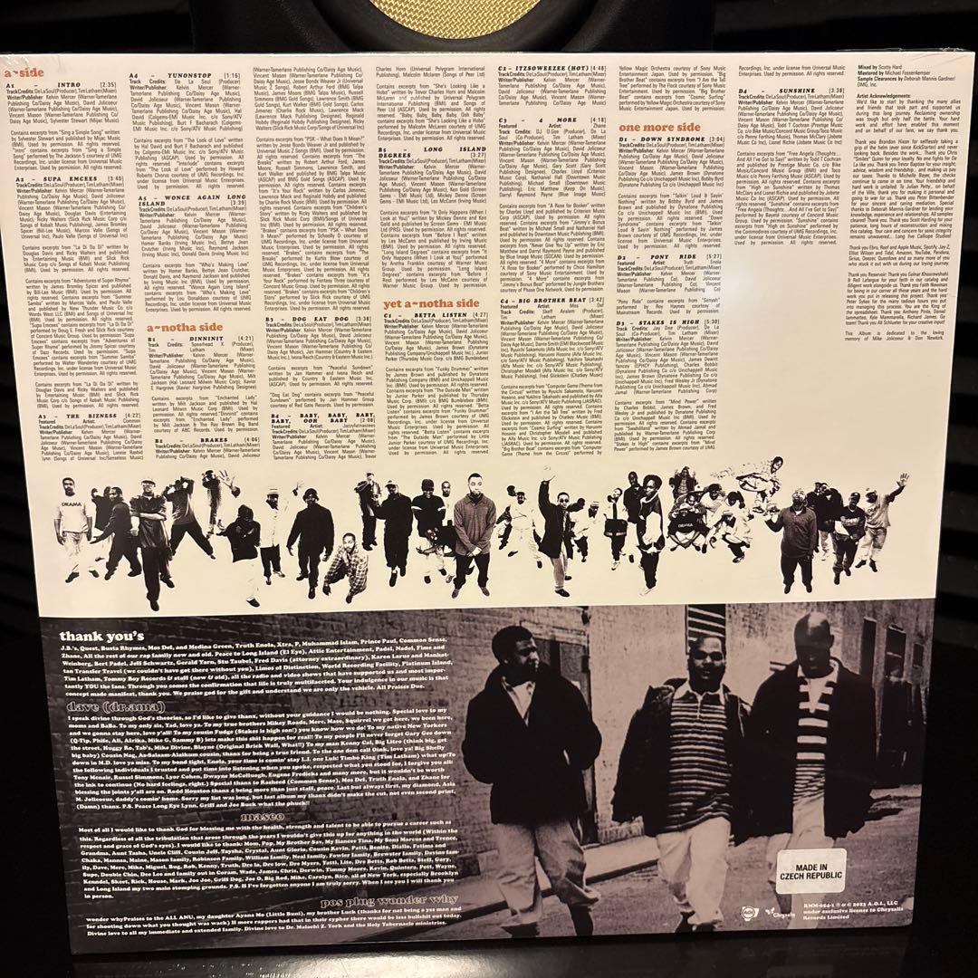 de la soul STAKES IS HIGH LP レコード