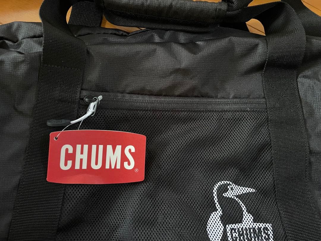 CHUMS チャムス　ブラック　ボストンバック　新品　未使用