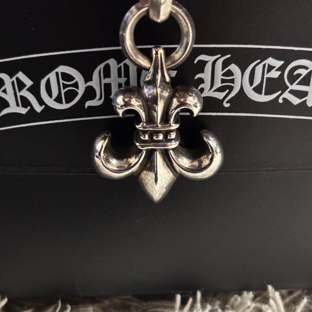 CHROME HEARTS BS FLEUR W/BALE ネックレストップ