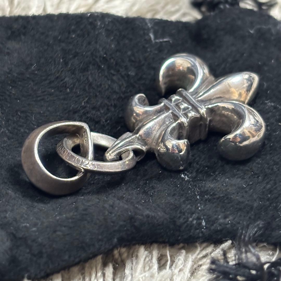 CHROME HEARTS BS FLEUR W/BALE ネックレストップ