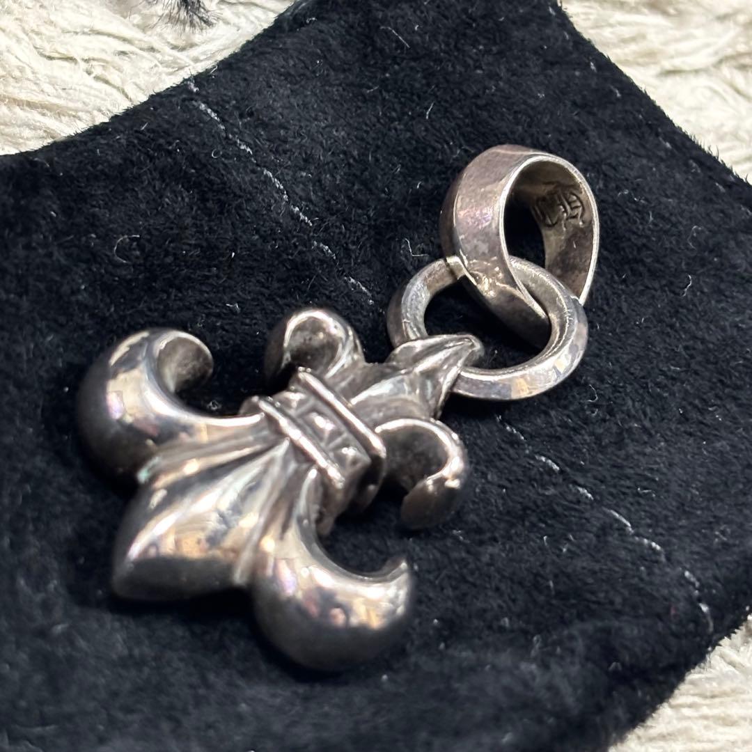 CHROME HEARTS BS FLEUR W/BALE ネックレストップ