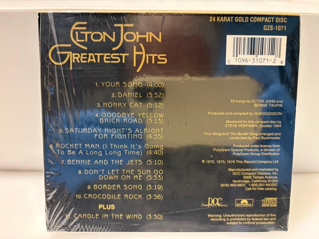 ■【中古】Elton John/Greatest Hits/DCC社製