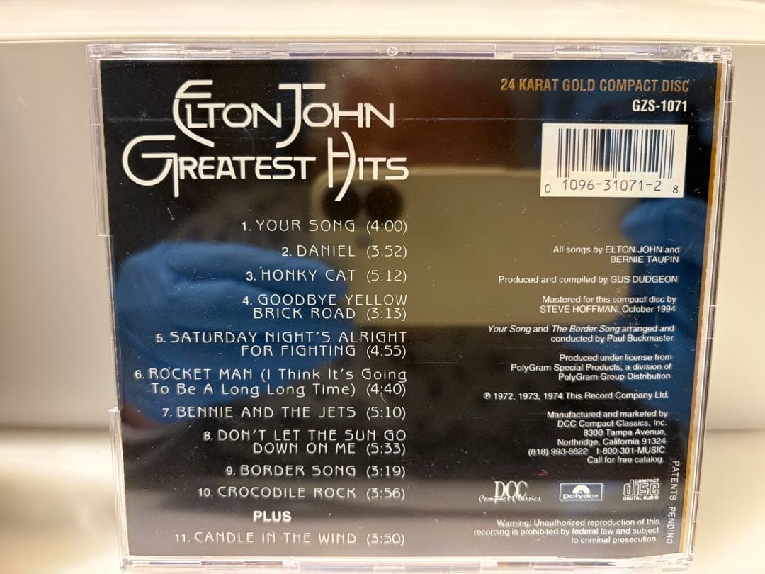 ■【中古】Elton John/Greatest Hits/DCC社製