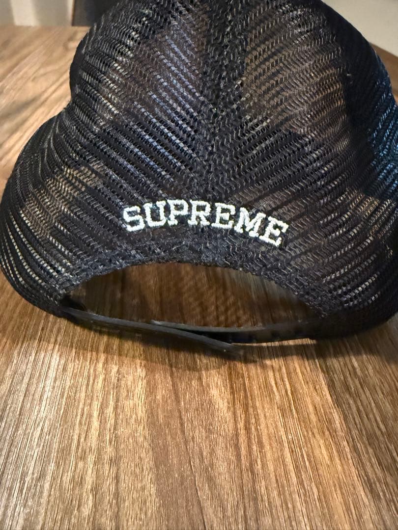 Supreme メッシュキャップ　黒