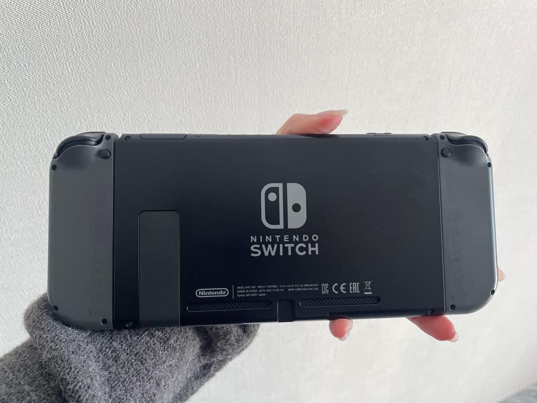 o*.様 Nintendo Switch 本体 グレー 動作確認済み ドック付