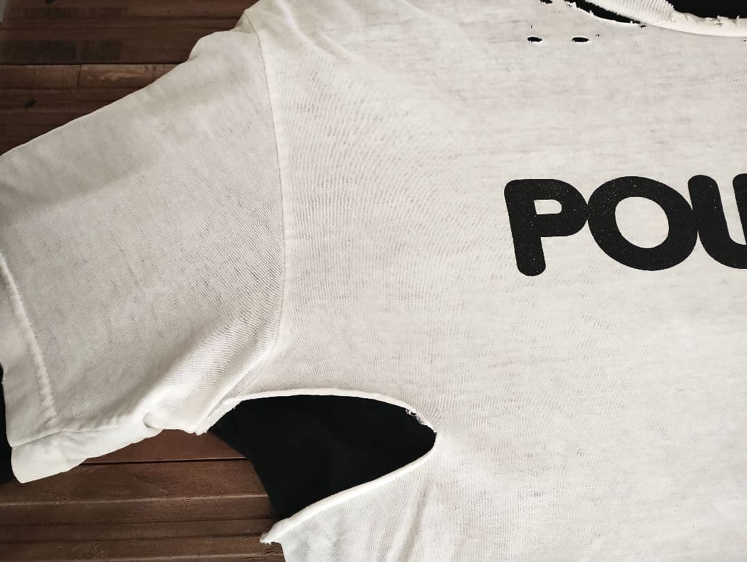 90s〜00s POWELL パウエル オーバルドラゴン 鬼フェードTシャツ
