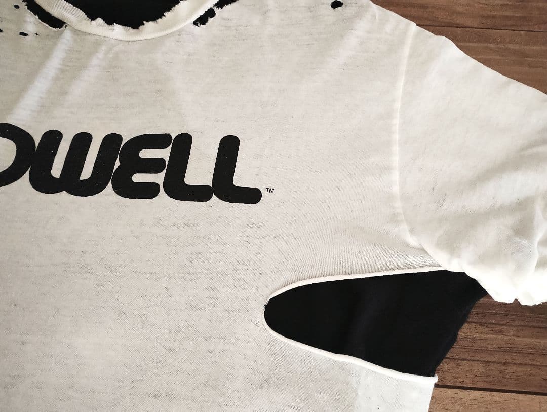 90s〜00s POWELL パウエル オーバルドラゴン 鬼フェードTシャツ