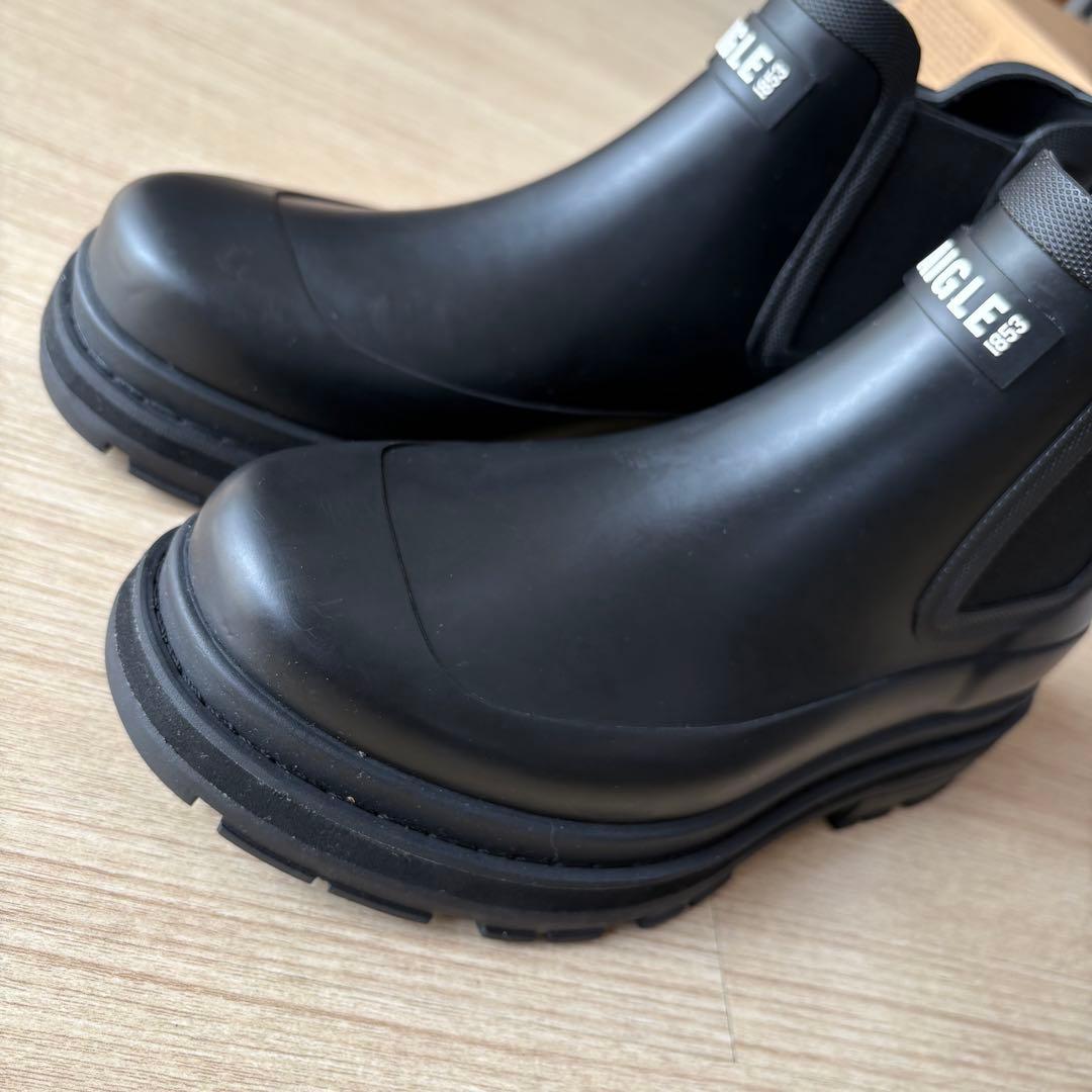 未使用級 AIGLE エーグル ソフトレイン2 レインブーツ 厚底 防水 37