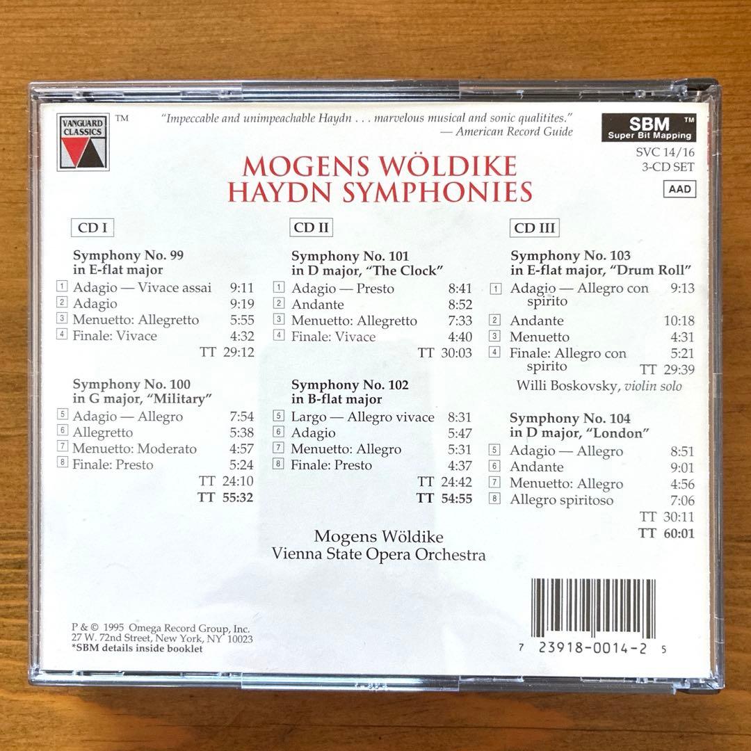 モーゲンス・ウェルディケ　ハイドン：後期London Symphonies 米盤