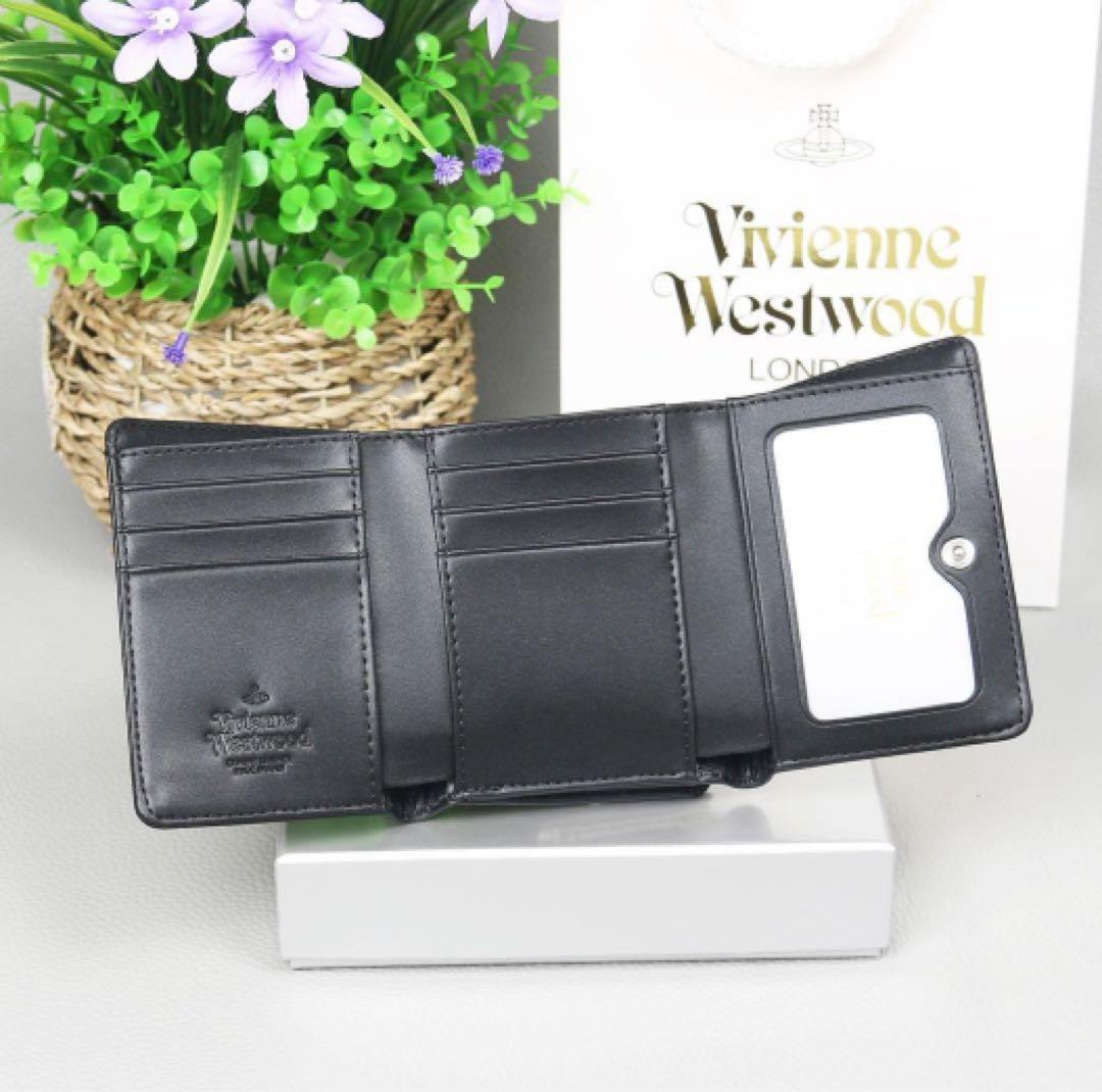Vivienne Westwood ヴィヴィアン 三つ折り財布 レザー o(