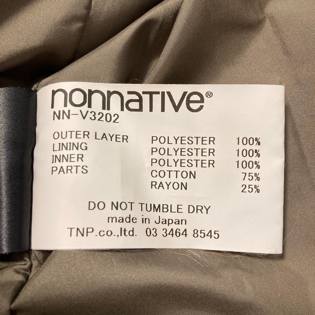 トップス nonnative TROOPER PUFF VEST POLY TWILL