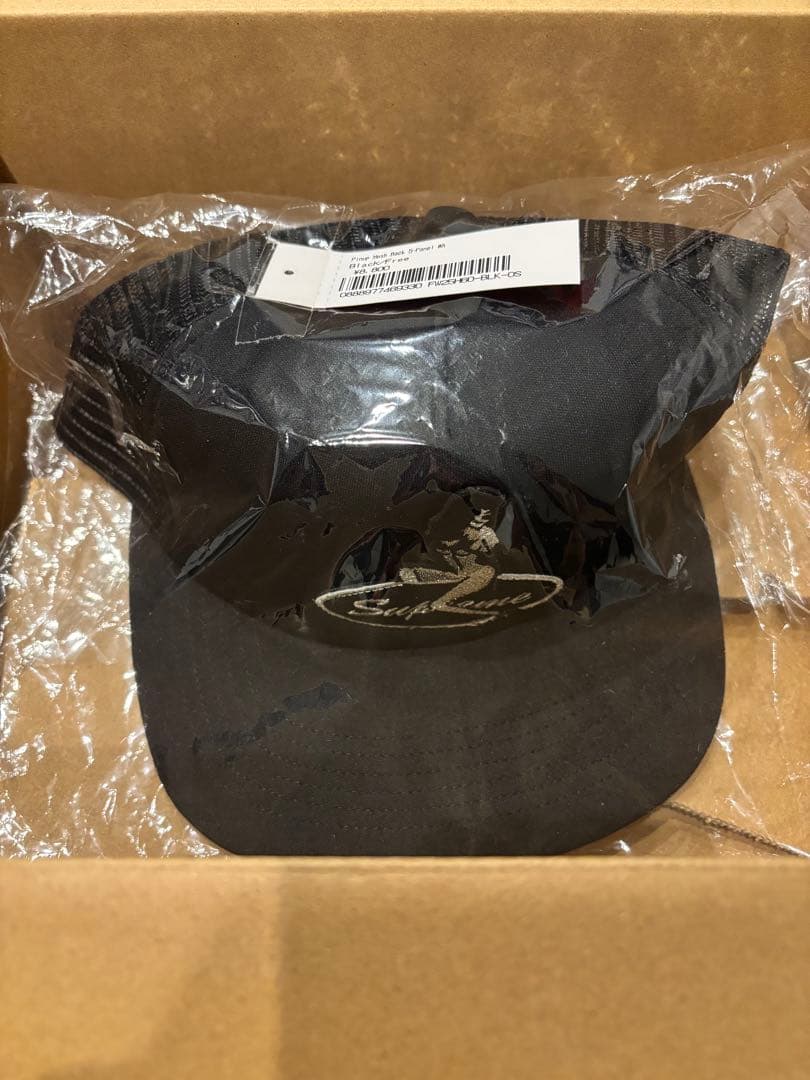 【新品】Supreme Pinup Mesh Back 5-Panel ブラック
