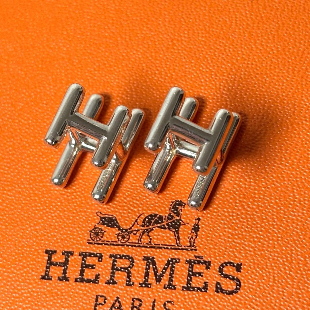 エルメス　HERMES ビンテージ　カフス　キューブ　シルバー925 タイピン