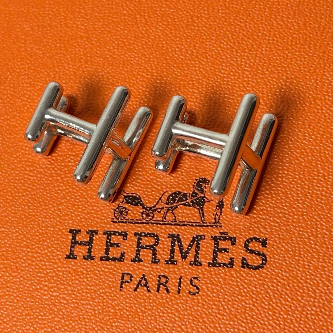 エルメス　HERMES ビンテージ　カフス　キューブ　シルバー925 タイピン