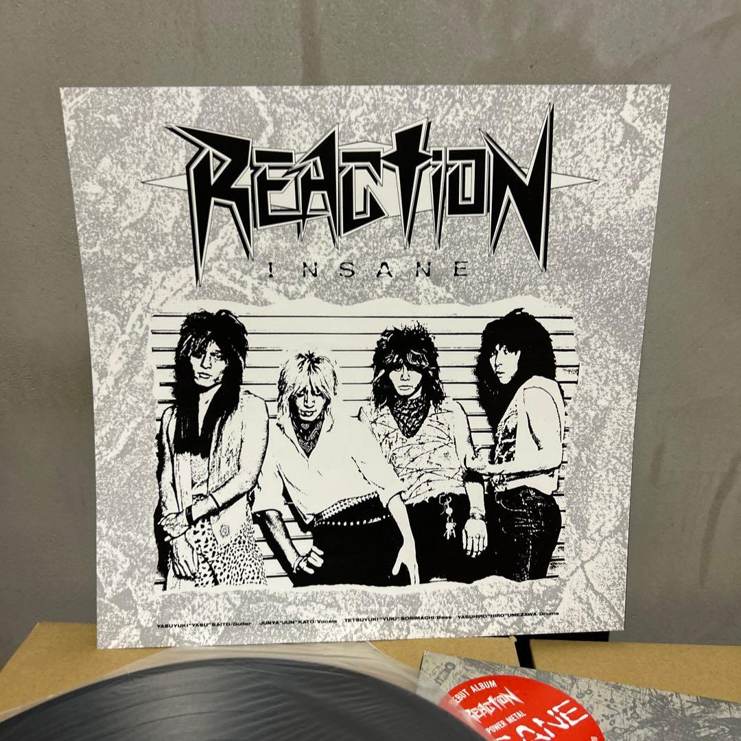 ジャパメタ　REACTION レコード4枚セット　レア非売品