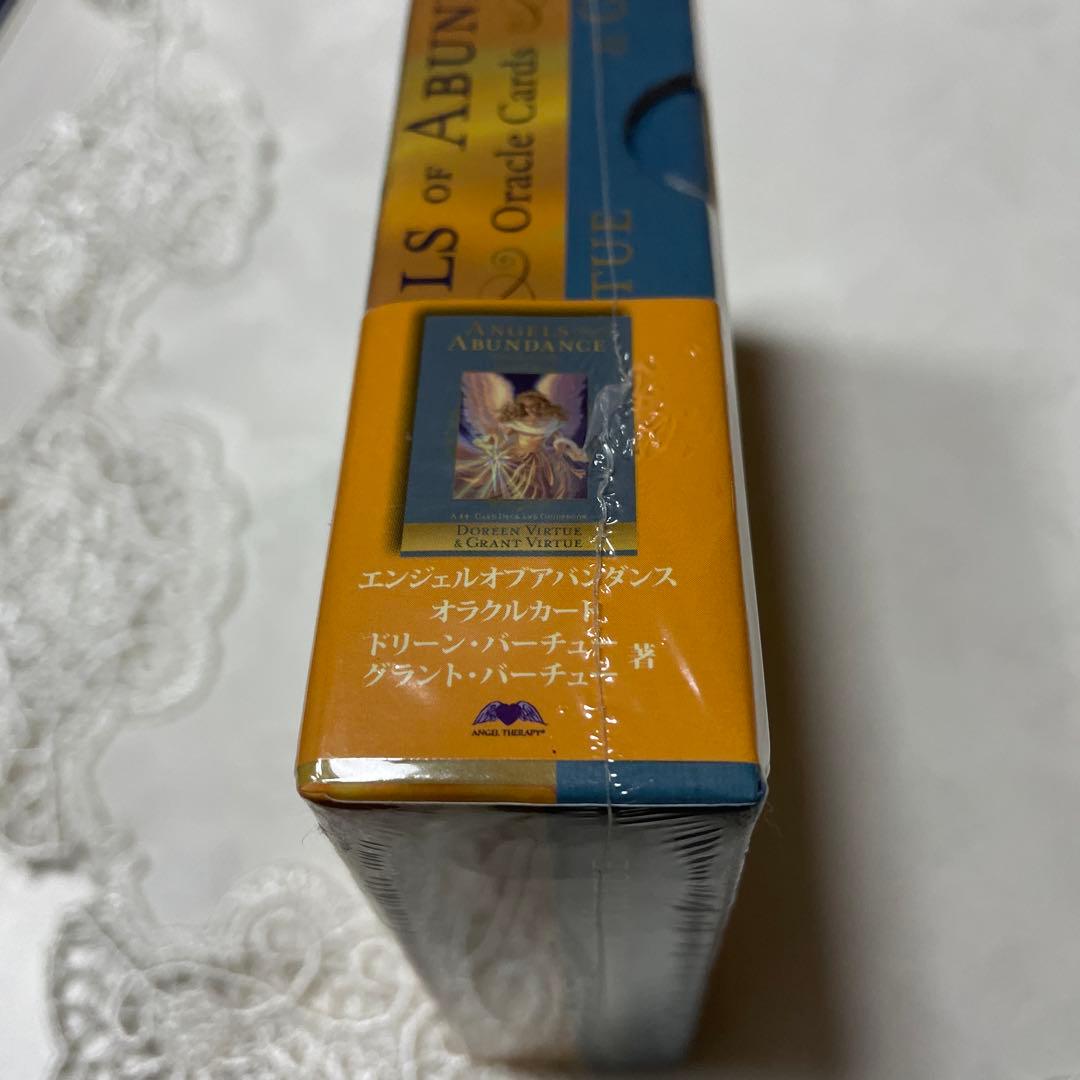 未使用シュリンク付きエンジェルオブアバンダンスオラクルカード ドリーンバーチュ