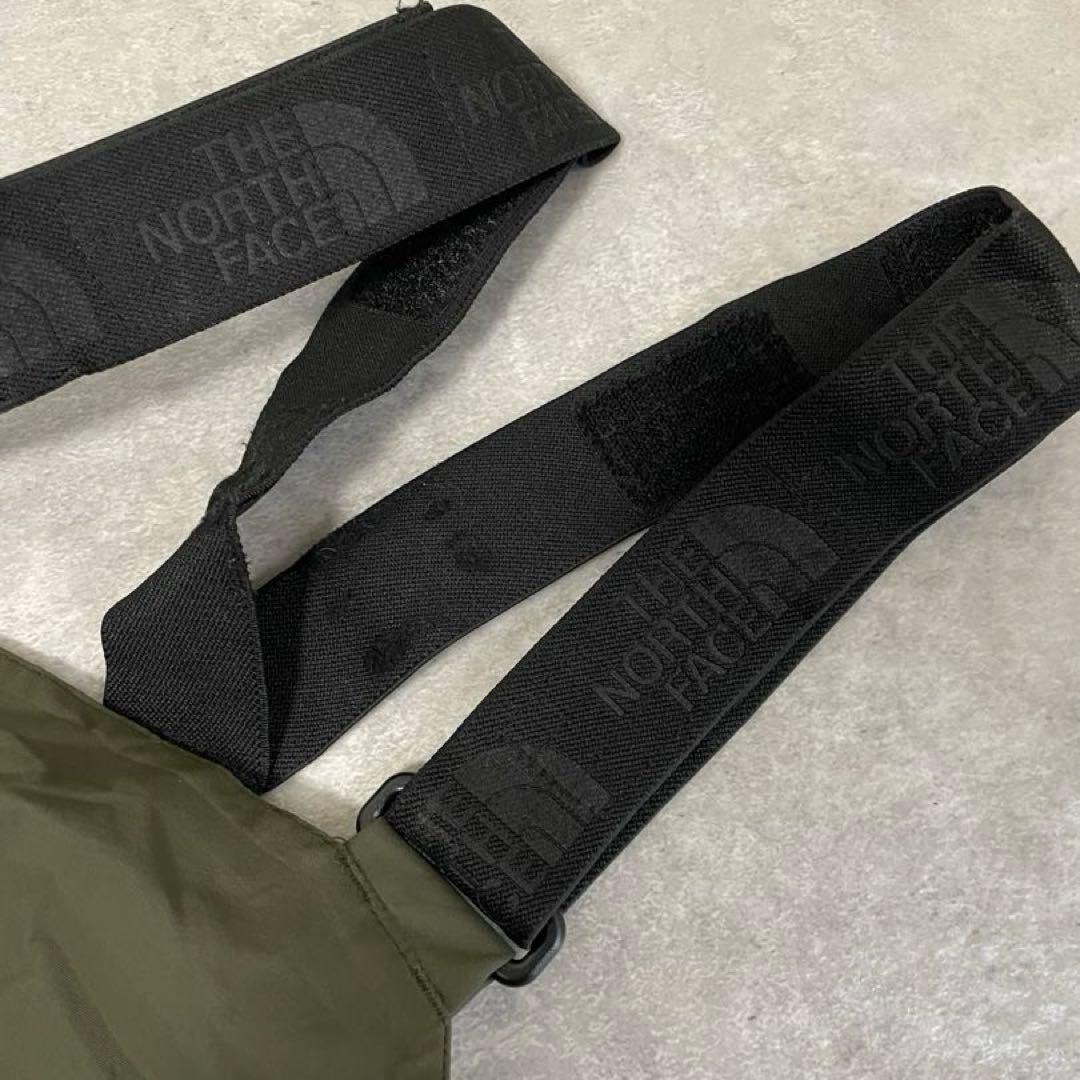 たんさま専用　希少RECCO ノースフェイス ゴアテックス ビブパンツ カーキ