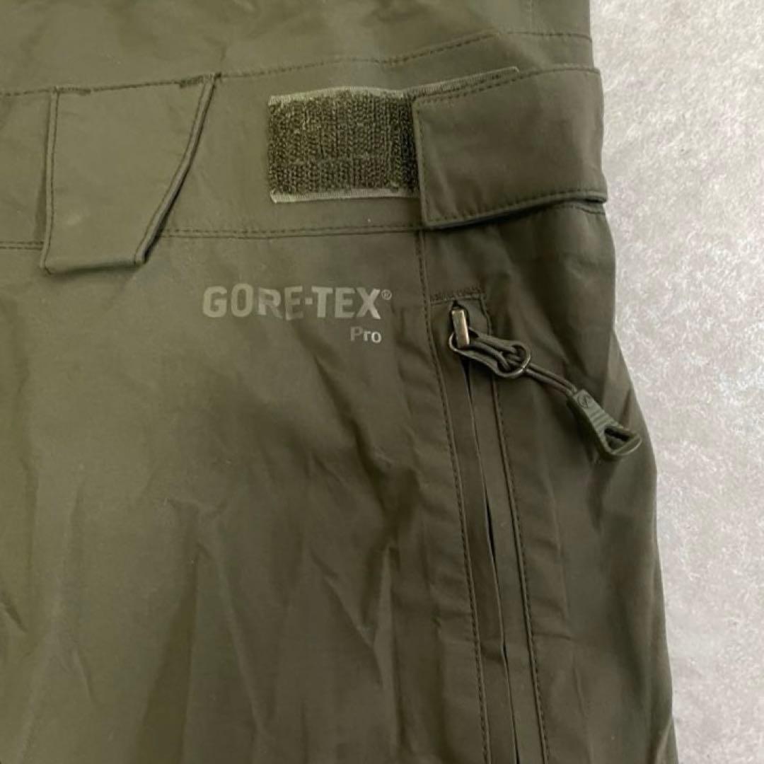 たんさま専用　希少RECCO ノースフェイス ゴアテックス ビブパンツ カーキ