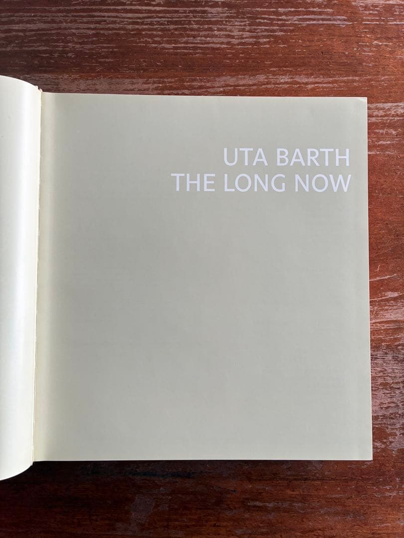 UTA BARTH THE LONG NOW 写真集　値下げ中