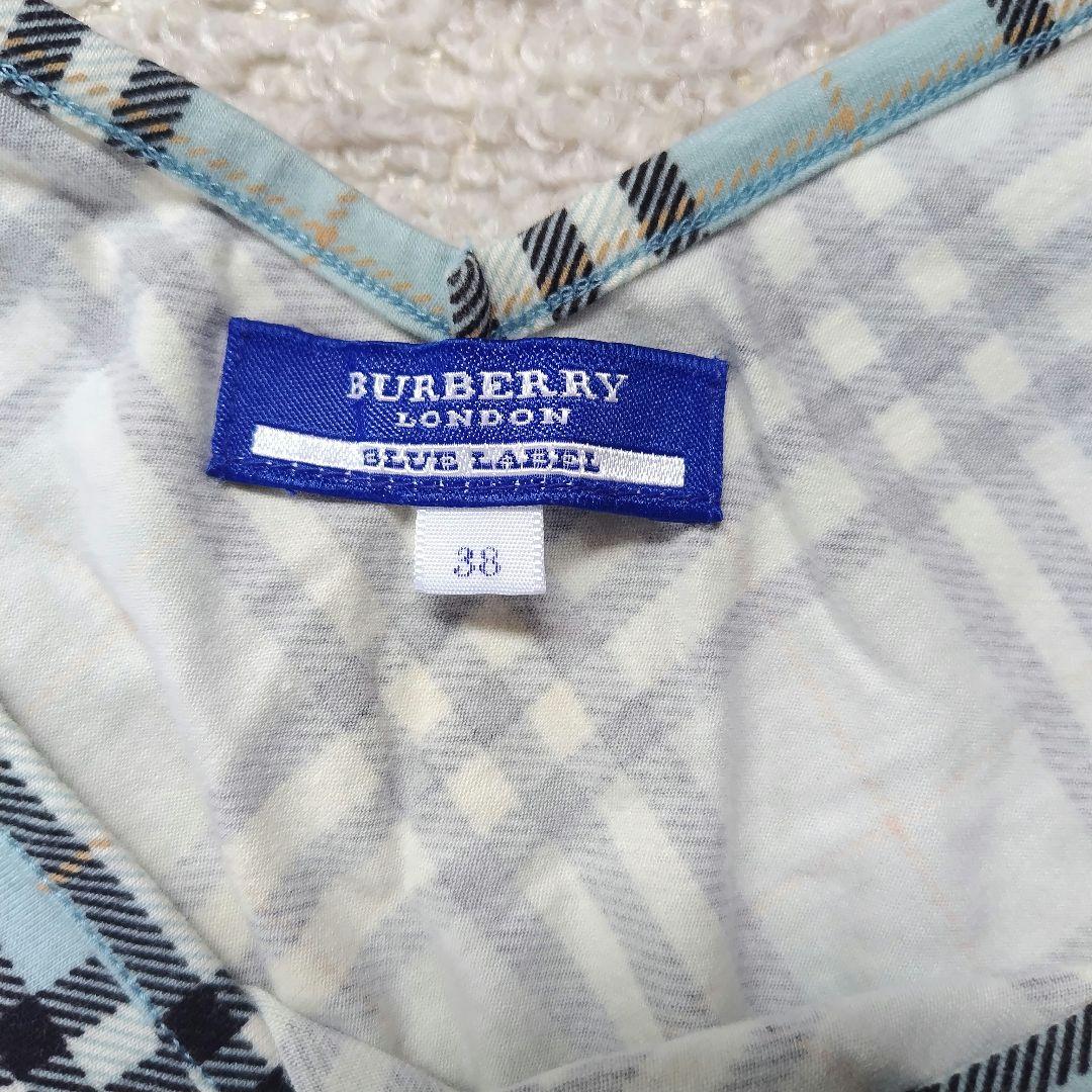 BURBERRY ブルーレーベル　 キャミソール 38　ノバチェック　Y2K