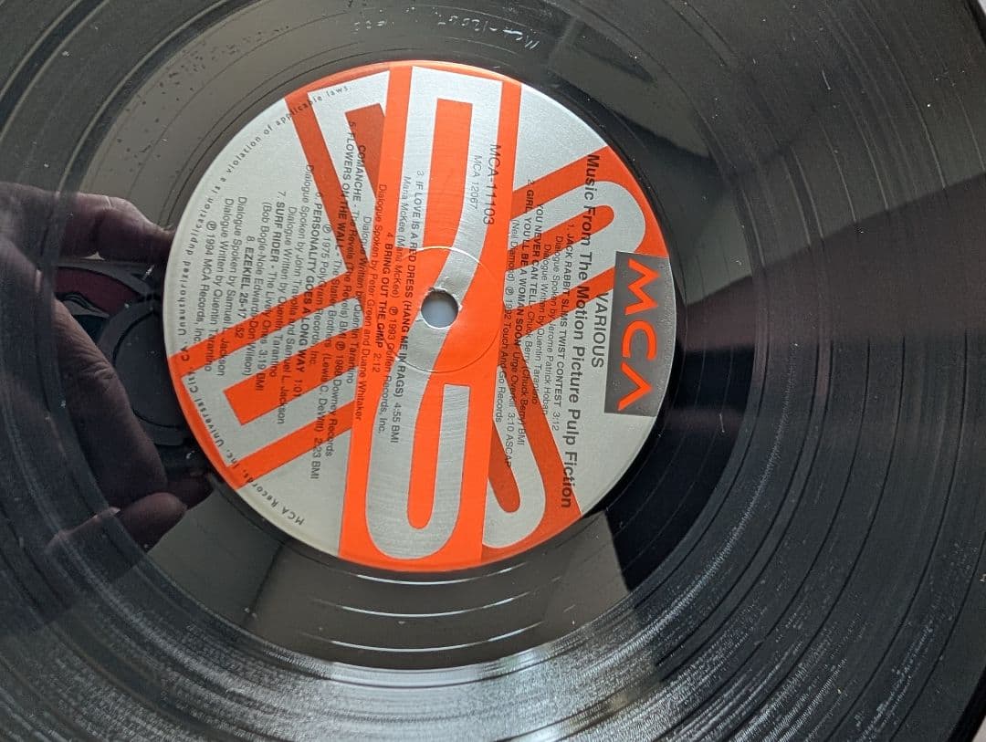 PULP FICTION サントラ アナログLP US初期プレス盤！